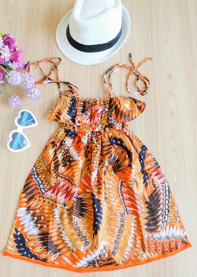 Summer Dress รุ่นระบายอก - Click ที่ภาพเพื่อปิด