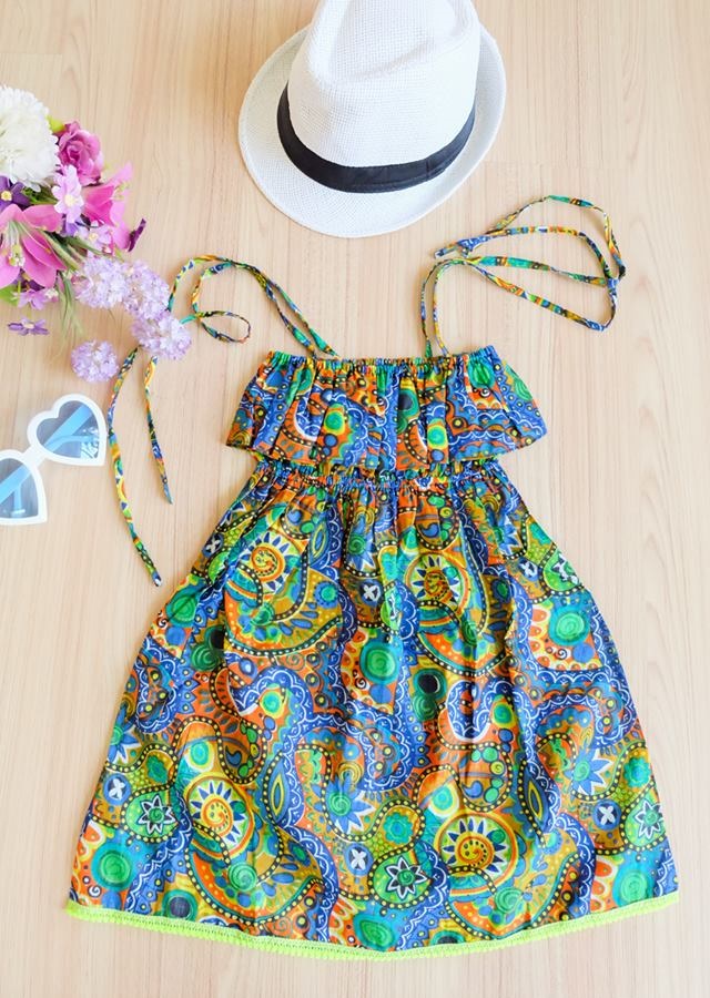 Summer Dress รุ่นระบายอก - Click ที่ภาพเพื่อปิด