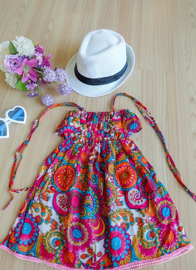 Summer Dress รุ่นระบายอก - Click ที่ภาพเพื่อปิด