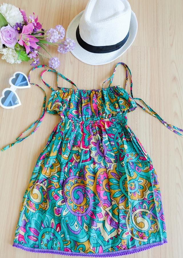 Summer Dress รุ่นระบายอก - Click ที่ภาพเพื่อปิด