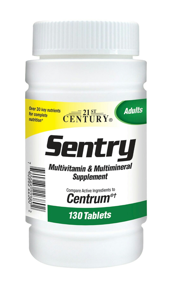 วิตามินรวม Sentry ขนาด 130 เม็ด (Compare to Centrum)