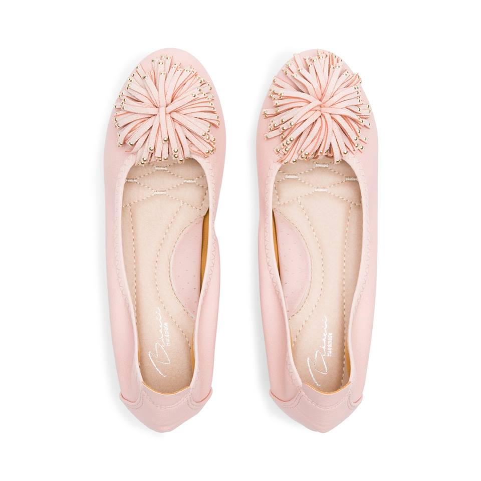 NICOLE Soft Ballerina Flats in SWEET PINK